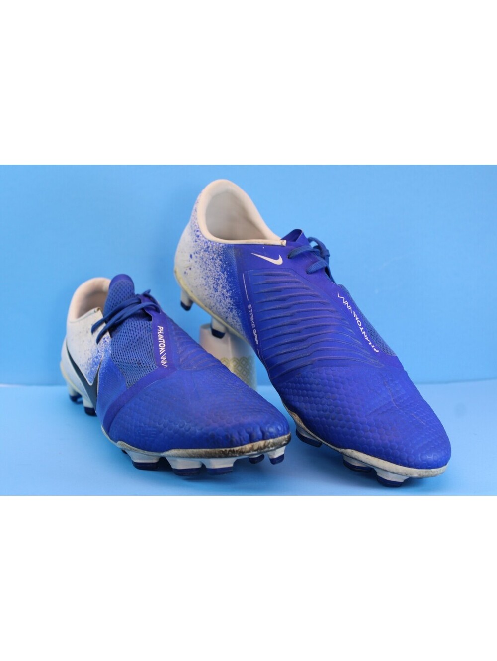 Nike Skin Phantom Venom Elite Soccer Cleats Race Blue Mens 12 VGC